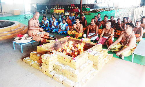 ஸ்ரீதன்வந்திரி ஆரோக்ய பீடத்தில் சிறப்பு ஹோமம்