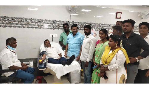 பா.ஜனதா இளைஞர் அணி ரத்த தானம் முகாம்