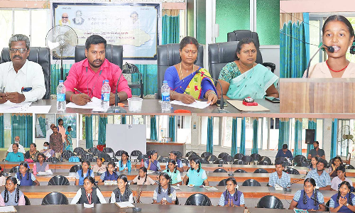 பெரியார் பிறந்தநாளையொட்டி பேச்சுப்போட்டியில் வெற்றி பெற்ற மாணவர்களுக்கு பரிசு