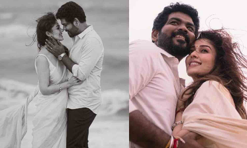 உலகின் உயரமான கட்டிடம் முன் கணவருக்கு பிறந்தநாள் சர்ப்ரைஸ் கொடுத்த நயன்தாரா