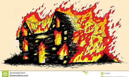 காரைக்கால்  அருகே தீ விபத்தில் 2 வீடுகள் எரிந்து நாசம்