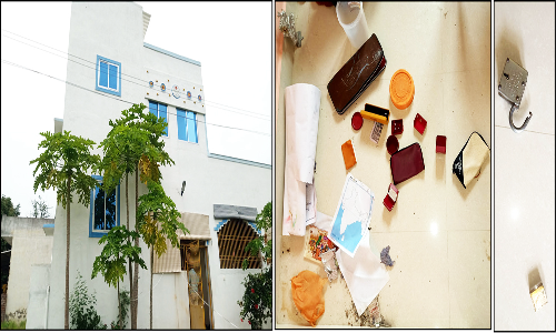 ஆசிரியர் வீட்டின் பூட்டை உடைத்து 22 பவுன் நகை, பணம் கொள்ளை