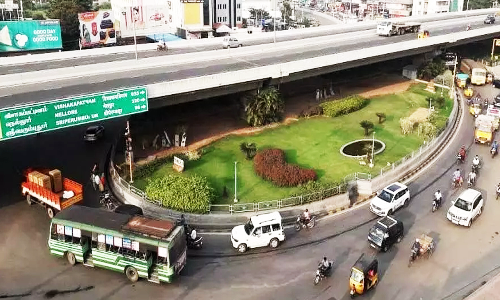 கிரீன் சர்க்கிள் பகுதியில் போக்குவரத்து மாற்றம்