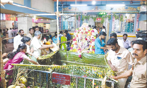 பூதநாயகி அம்மன் கோவில் பூச்சொரிதல் விழா