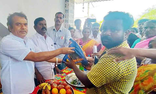 வாசுதேவநல்லூர் அருகே  புதிய ரேசன் கடை திறப்பு