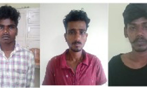 வெளிநாட்டில் வேலை பார்ப்பவர் வீட்டில் கைவரிசை காட்டிய கொள்ளை கும்பல் பிடிபட்டது