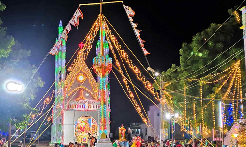 தெற்குகள்ளிகுளம் புனித மிக்கேல் அதிதூதர்  ஆலய திருவிழா தொடக்கம்