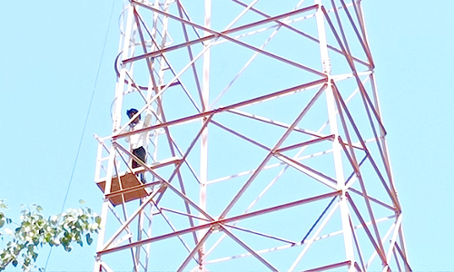 தஞ்சையில், டவரில் ஏறி என்ஜினீயர் தற்கொலை மிரட்டல்