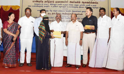 சிறுபான்மையினருக்கு ரூ.57.80 லட்சம் நலத்திட்ட உதவிகள்- அமைச்சர்கள் தா.மோ.அன்பரசன், செஞ்சி மஸ்தான் வழங்கினர்