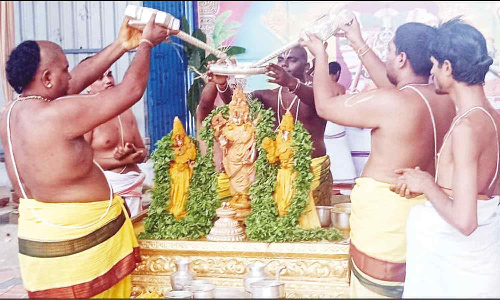 அப்பளாயகுண்டா பிரசன்ன வெங்கடேஸ்வர சாமி கோவிலில் வருடாந்திர பவித்ரோற்சவம்