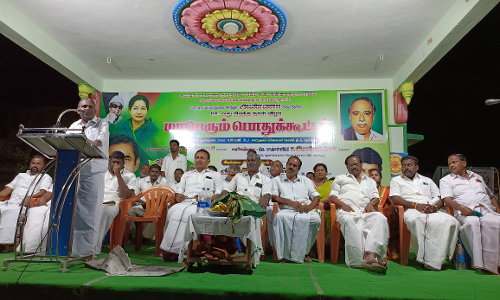 அண்ணா பிறந்தநாள் விழா பொதுக்கூட்டம்