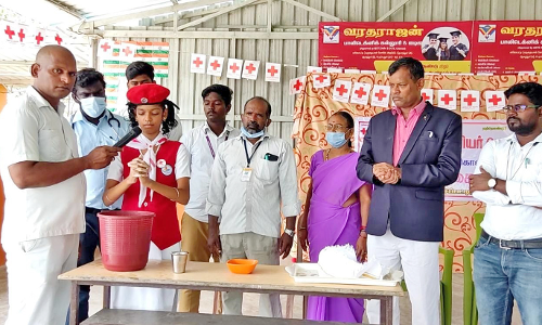 தனியார் பள்ளியில்  உலக கைகழுவும் தினம் நிகழ்ச்சி