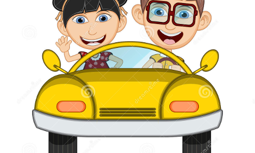 மாணவர்களின் காரில் பள்ளிக்கு செல்லும் ஆசையை நிறைவேற்றிய வட்டாரக் கல்வி அலுவலர்