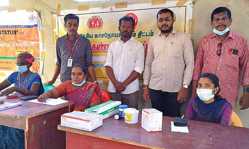 கீழ வல்லநாட்டில் காசநோய் கண்டறியும் சிறப்பு முகாம்