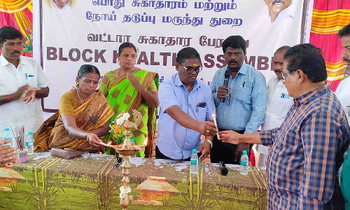 சிவம்பட்டி சமுதாய கூடத்தில்  நோய் தடுப்பு மருந்து துறை சார்பில்  விழிப்புணர்வு கூட்டம்