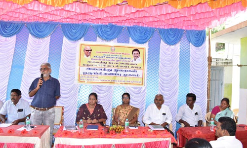 தேவண்ணக்கவுண்டனுாரில் அனைத்து துறைகள் ஒருங்கிணைப்பு முகாம்