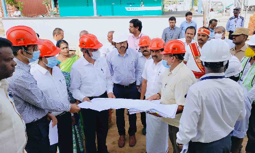 திருப்பூர் மாநகராட்சியில் வளர்ச்சி பணிகளை அரசு கூடுதல் தலைமை செயலாளர் ஆய்வு