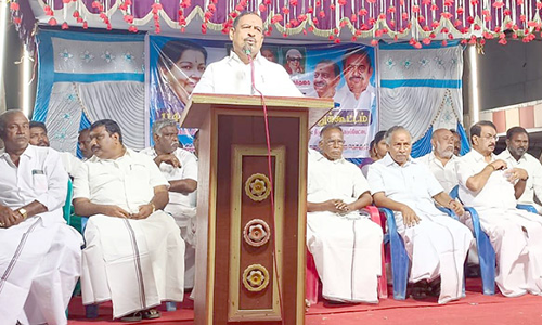 திருமருகலில் அ.தி.மு.க. பொதுக்கூட்டம்