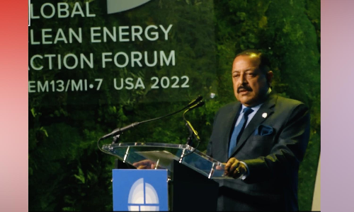 பருவநிலை மாற்ற சவாலை எதிர்கொள்வதில் இந்தியா முன்னிலை- மத்திய மந்திரி ஜிதேந்திரசிங்