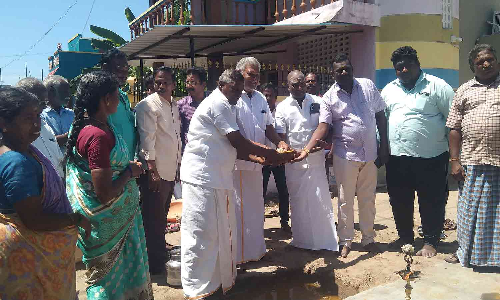 இணைப்பு சாலை மறுசீரமைப்பு பணி