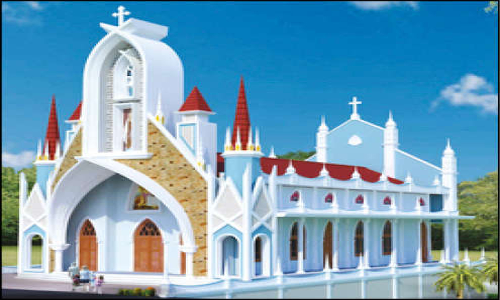 களியக்காவிளை அருகே புனித மரியன்னை ஆலய அர்ச்சிப்பு விழா இன்று நடக்கிறது