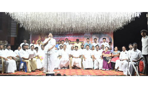 தி.மு.க. ஆட்சி மீது மக்களுக்கு வெறுப்பு ஏற்பட்டுள்ளது-அ.தி.மு.க. முன்னாள் எம்.பி. பேச்சு