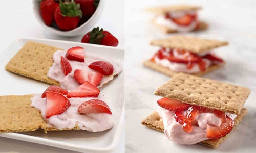 குட்டீஸ் ரெசிபி: ஸ்ட்ராபெர்ரி கிராக்கர்ஸ்