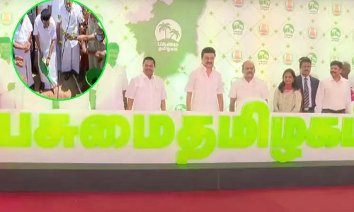 பசுமைத்தமிழகம் இயக்கம் மூலம் 4,70,400 மரக்கன்றுகள்   நடவு செய்ய இலக்கு
