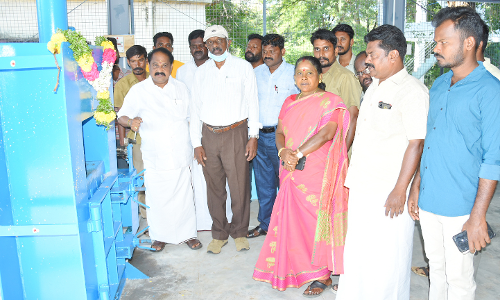 குப்பை வளமீட்பு மைய கட்டிடம் திறப்பு