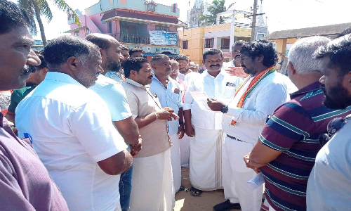 விஜய்வசந்த் எம்.பி.யிடம் கோடிமுனை மீனவர்கள் மனு