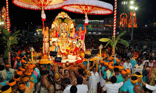 வீதிஉலா வரும் மலையப்பசாமி மீது நாணயங்களை வீச வேண்டாம்: தேவஸ்தானம் எச்சரிக்கை