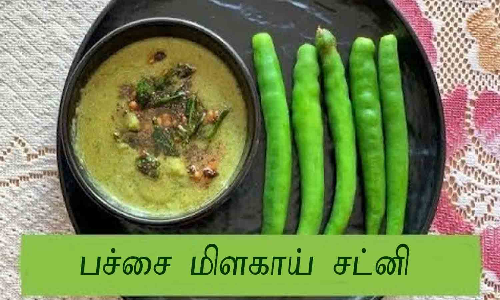 காரசாரமான பச்சை மிளகாய் சட்னி
