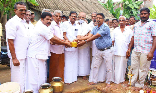 கிருமாம்பாக்கத்தில் திட்ட பணிகள்-லட்சுமிகாந்தன் எம்.எல்.ஏ. தொடங்கி வைத்தார்