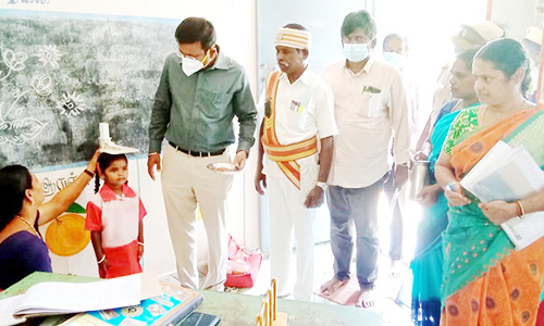 வளர்ச்சி திட்ட பணிகள்- கலெக்டர் ஆய்வு