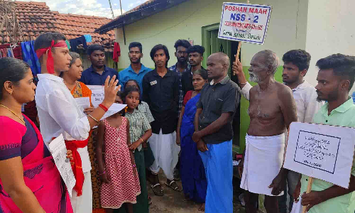 சிக்கண்ணா கல்லூரி சார்பில் ஊட்டச்சத்து விழிப்புணர்வு நிகழ்ச்சி