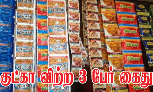 போலி லாட்டரி, குட்கா விற்ற 3 பேர் கைது