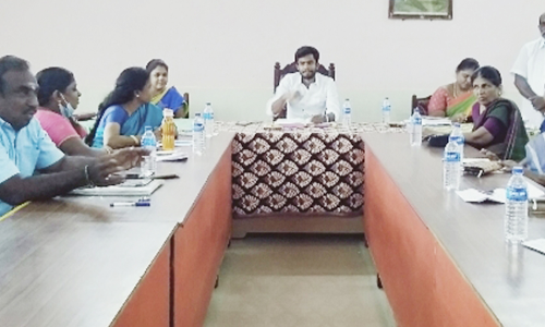 கோட்டையூரில் பேரூராட்சி கூட்டம்