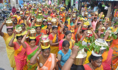 கிருஷ்ணகிரி பழையபேட்டை  பட்டாளம்மன் கோவில் மண்டல பூஜை விழா