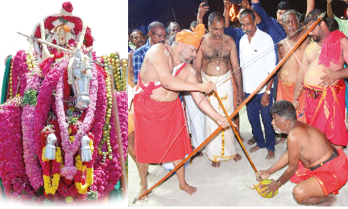 பக்தர்களை பரவசப்படுத்தும் பகவதி அம்மனின் பரிவேட்டை