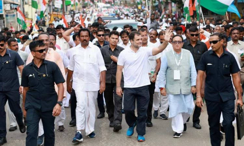 கர்நாடகத்தில் இன்று முதல் ராகுல் காந்தி பாதயாத்திரை தொடங்குகிறார்