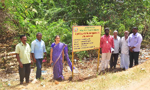 நாகர்கோவில் அருகே வேதநகரில் அம்மன் கோவிலுக்கு சொந்தமான ரூ.25 கோடி மதிப்பிலான நிலம் மீட்பு