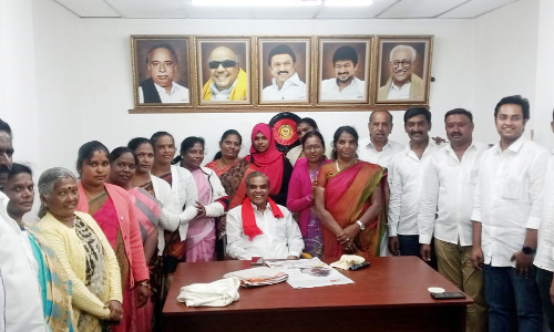 நீலகிரி மாவட்ட தி.மு.க. செயலாளர் முபாரக்கிற்கு உற்சாக வரவேற்பு