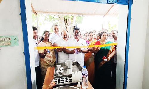 ஜோலார்பேட்டை அருகே புதிய ரேசன் கடை