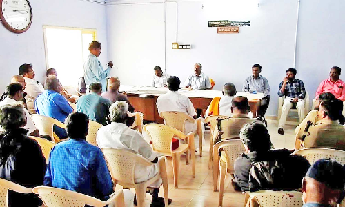 கொடைக்கானலில் விவசாயிகள் குறைதீர்க்கும் நாள் கூட்டம்