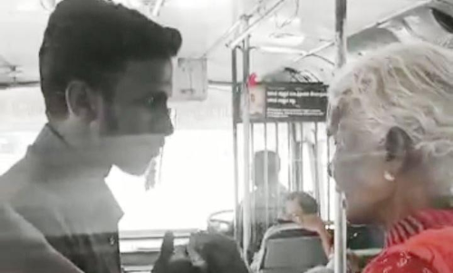 அரசு பஸ்சில் இலவச டிக்கெட் வாங்க மறுத்து வாக்குவாதம் செய்த மூதாட்டி மீது வழக்கு