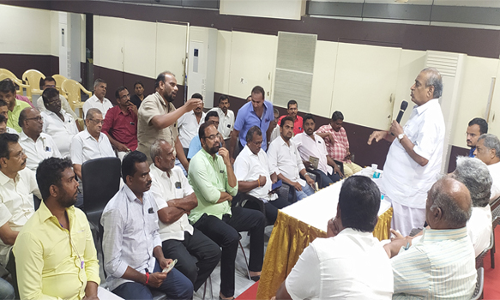 நாமக்கல் நகர  மளிகை வர்த்தக சங்க ஆலோசனைக்கூட்டம்