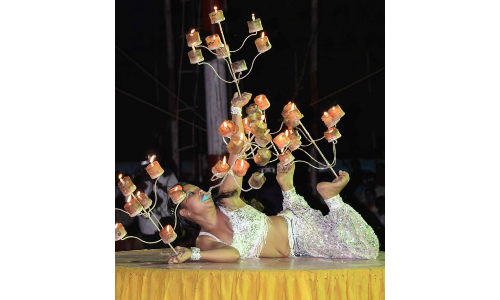 தருமபுரி வள்ளலார் மைதானத்தில்  புதிய வித்தியாசமான சாகசங்களுடன்   தி கிரேட் இந்தியன் சர்க்கஸ்