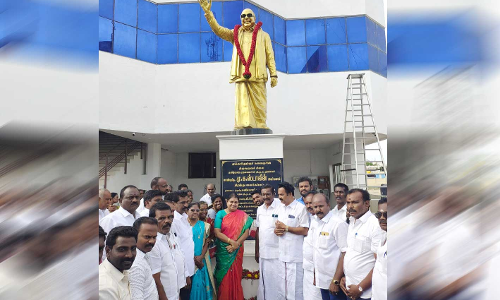 வடக்கு மாவட்ட தி.மு.க. செயலாளராக  மீண்டும் பொறுப்பேற்றுள்ள  அமைச்சர் கீதாஜீவனுக்கு தூத்துக்குடியில் வரவேற்பு