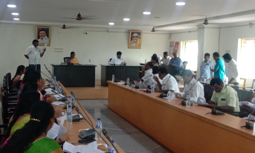 துறையூர் நகராட்சி பள்ளிக்கு காவிரி குடிநீர் திட்டம் - நகர்மன்ற கூட்டத்தில் தீர்மானம்