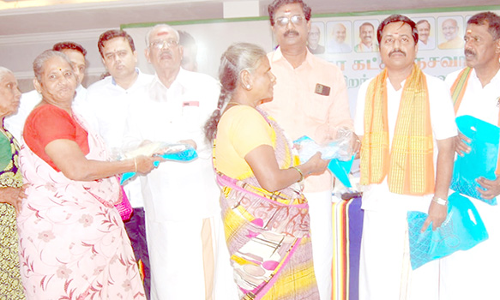 பா.ஜ.க. சார்பில் பொதுமக்களுக்கு நலத்திட்ட உதவிகள்